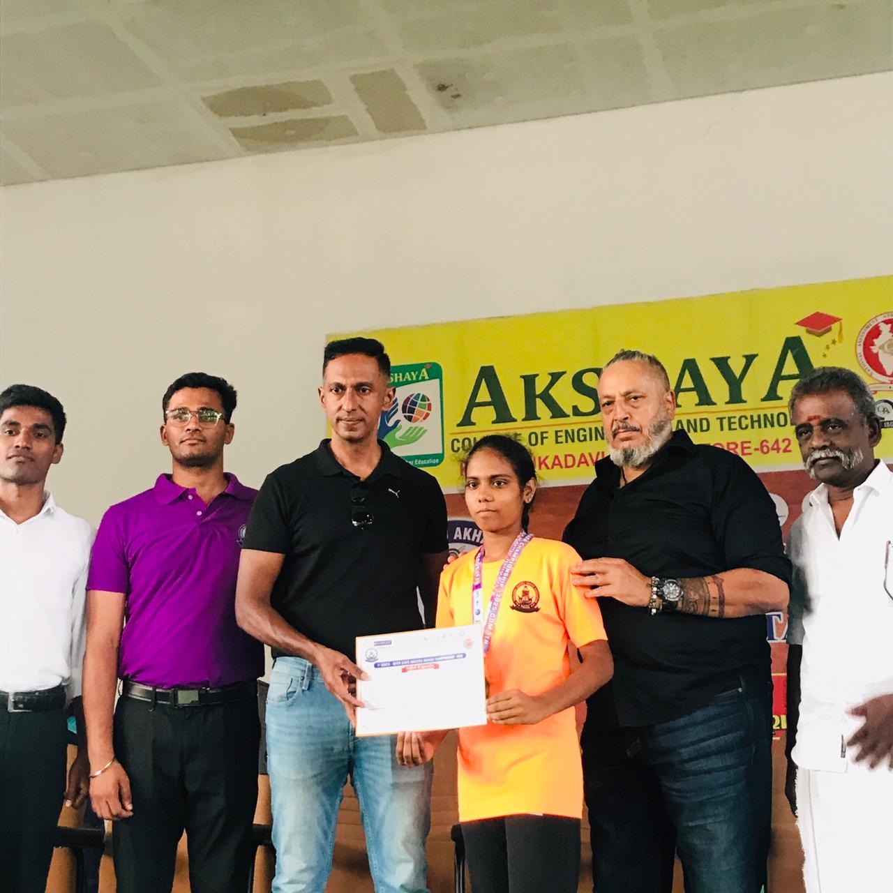 SILAMBAM - STATE LEVEL - GOLD MEDALIST